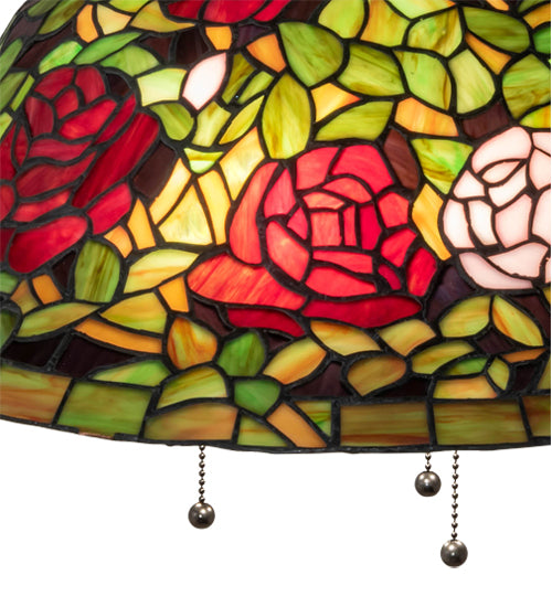 20" Wide Tiffany Rosebush Pendant