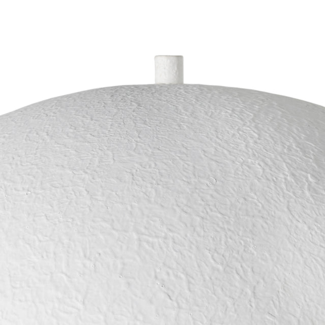 Santorini Floor Lamp-Matte White Plaster