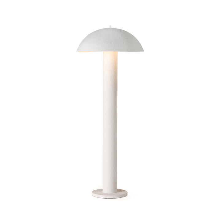 Santorini Floor Lamp-Matte White Plaster