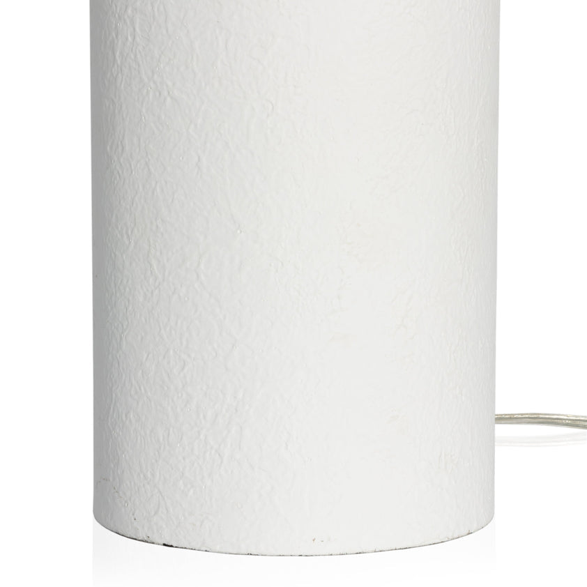 Santorini Table Lamp-Matte White Plaster