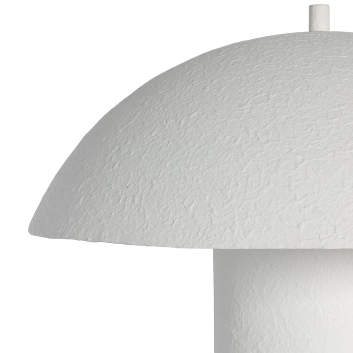 Santorini Table Lamp-Matte White Plaster