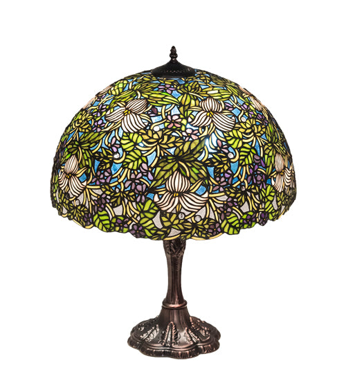 26" High Trillium & Violet Table Lamp