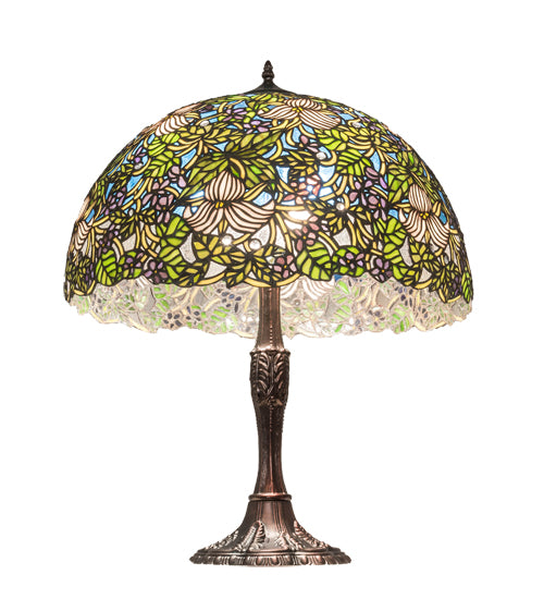 26" High Trillium & Violet Table Lamp