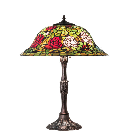 26" High Tiffany Rosebush Table Lamp