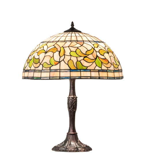 26" High Tiffany Turning Leaf Table Lamp