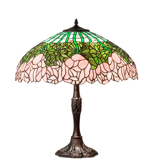 26" High Tiffany Cabbage Rose Table Lamp