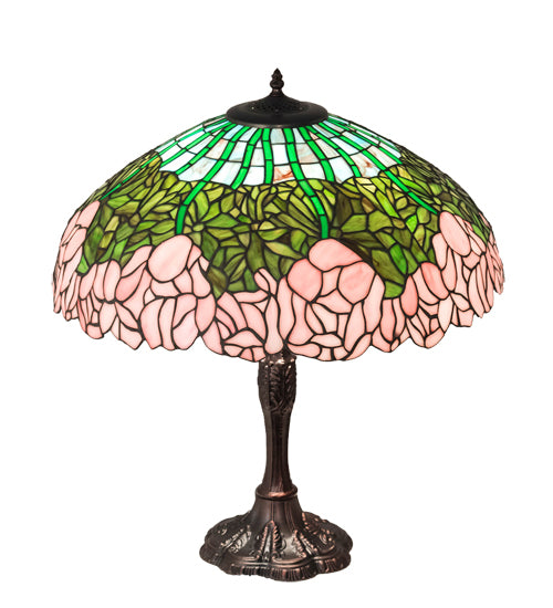 26" High Tiffany Cabbage Rose Table Lamp