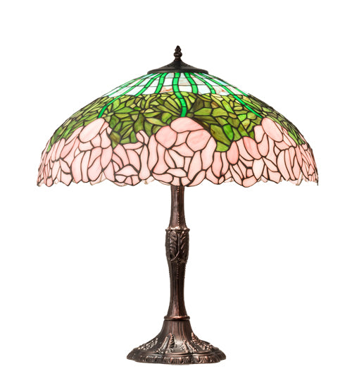 26" High Tiffany Cabbage Rose Table Lamp