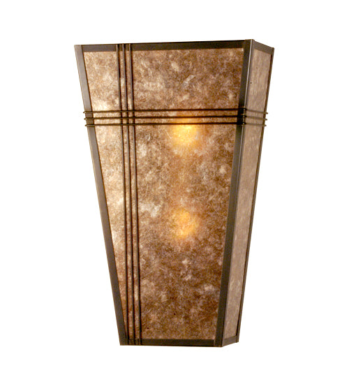 12" Wide Triangulator Wall Sconce