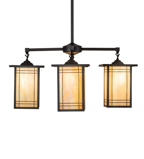 33" Wide Hyde Park Wright 4 Light Chandelier