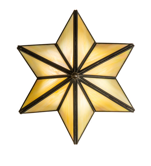 11" Wide Star Wall Sconce