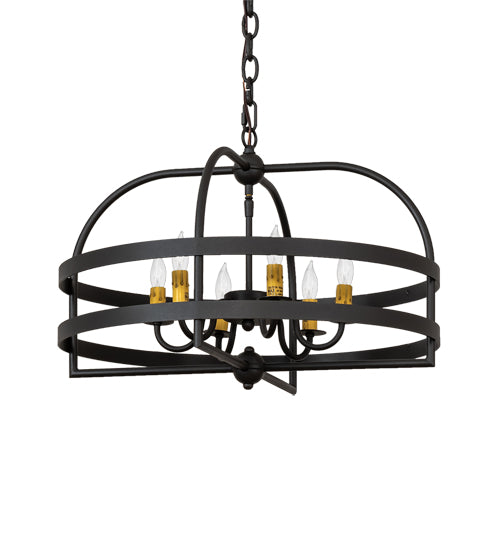 22" Wide Aldari 6 Light Chandelier