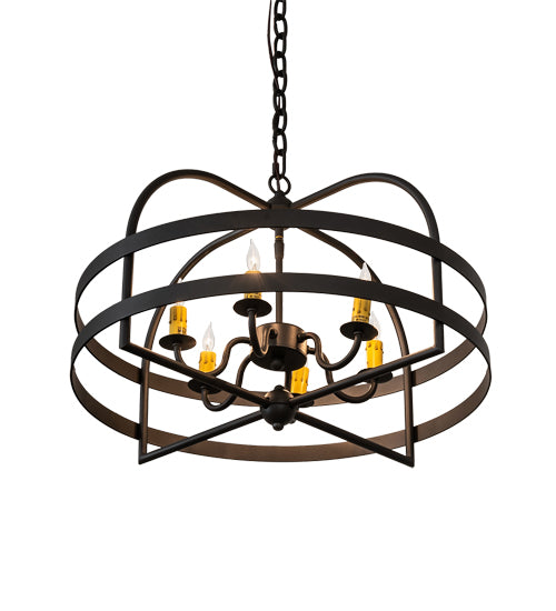 22" Wide Aldari 6 Light Chandelier