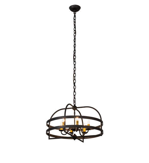 22" Wide Aldari 6 Light Chandelier