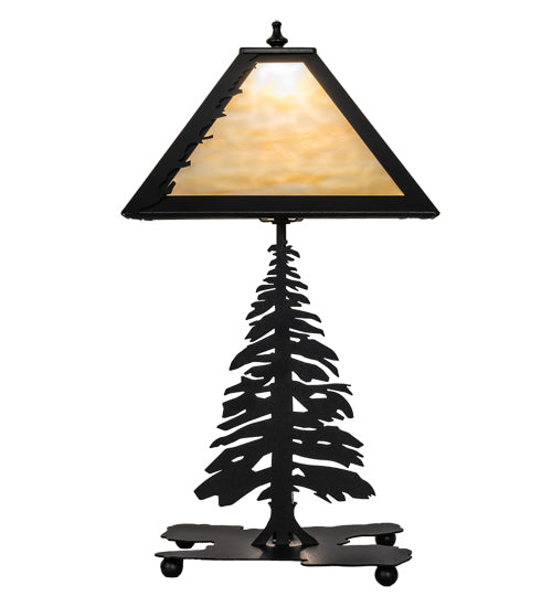 22" High Tall Pines Table Lamp