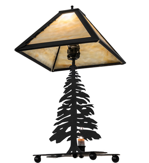 22" High Tall Pines Table Lamp