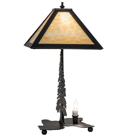 22" High Tall Pines Table Lamp