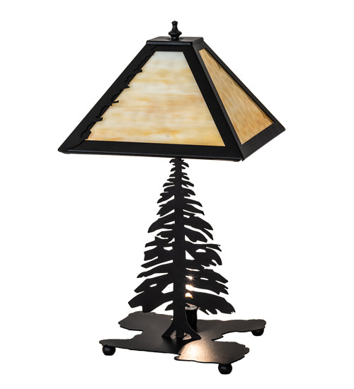 22" High Tall Pines Table Lamp