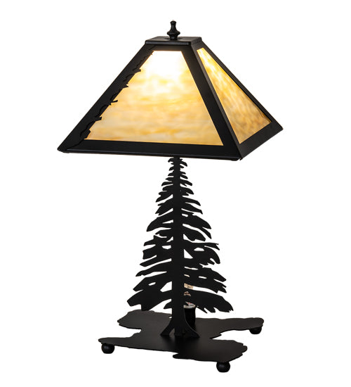 22" High Tall Pines Table Lamp