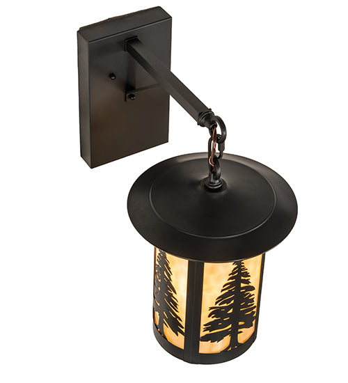 10" Wide Fulton Tall Pines Wall Sconce