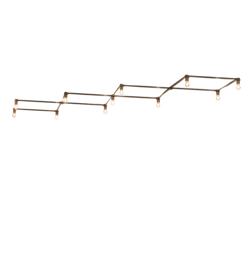 172" Long Pronograde Jack 11 Light Corridor Flushmount