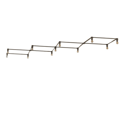 172" Long Pronograde Jack 11 Light Corridor Flushmount