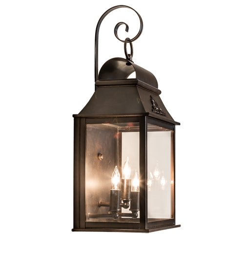 10" Wide Bastille Lantern Wall Sconce