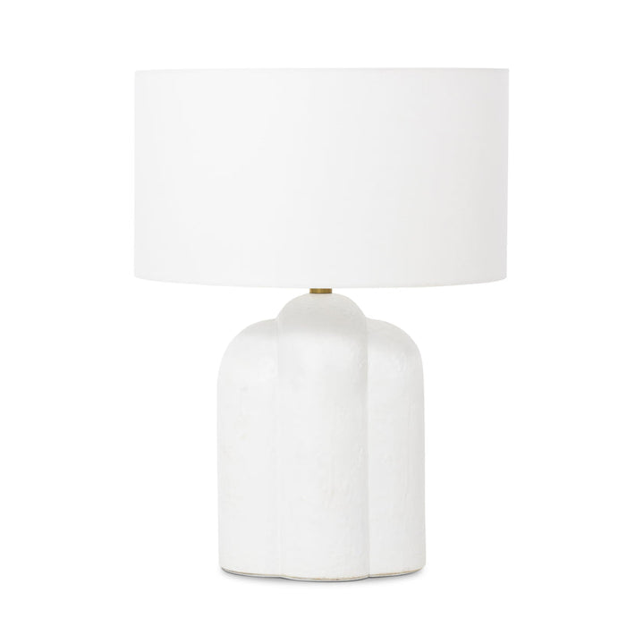 Koa Table Lamp-Adobe Textured Concrete