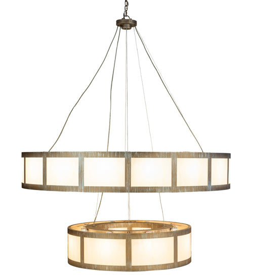 60" Wide Alessandro 2 Tier Pendant