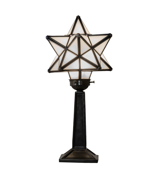 17" High Moravian Star Accent Lamp