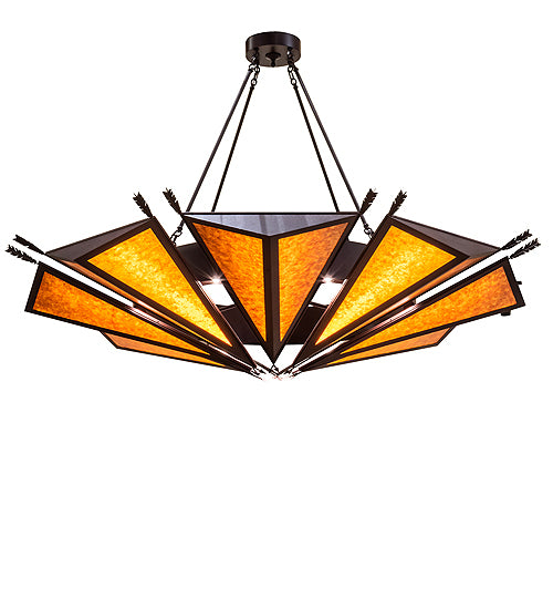 96" Wide Desert Arrow Chandelier