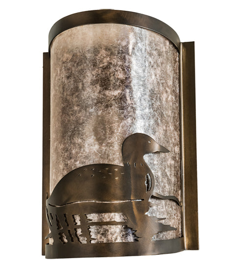 8" Wide Loon Right Wall Sconce