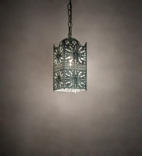 5" Square Moroccan Mini Pendant