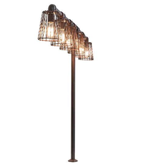 48" High X 65" Wide Pipedream 6 Light Table Lamp