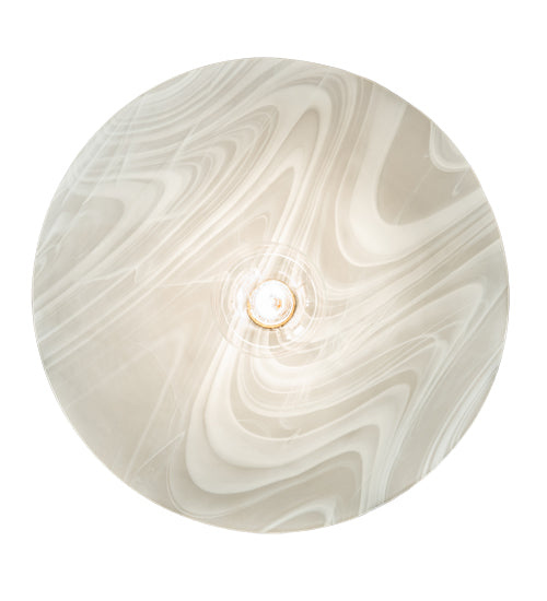 20" Wide Metro Blanco Swirl Pendant