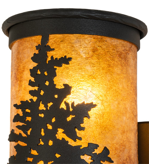 6" Wide Tamarack Wall Sconce