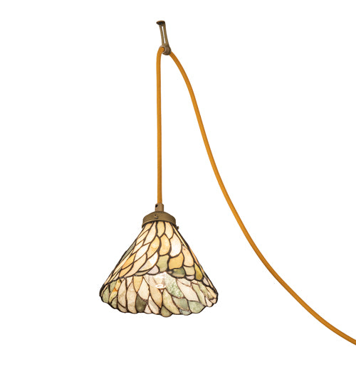 60" Wide Castiliolite Willow Jadestone 3 Light Pendant