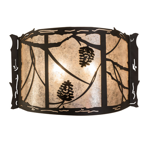 20" Wide Whispering Pines Wall Sconce