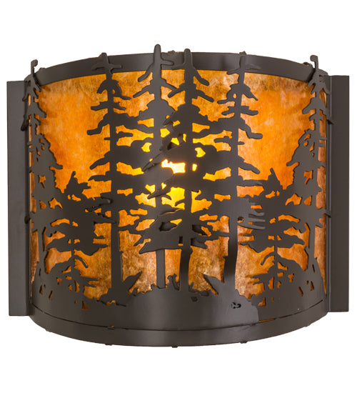 12"W Tall Pines Wall Sconce