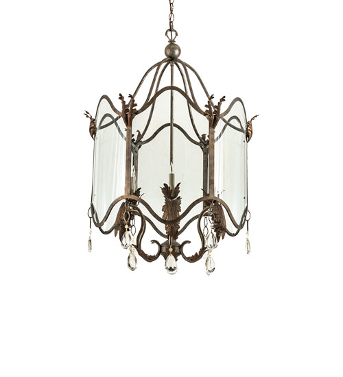 27" Wide Lourdes 6 Light Pendant