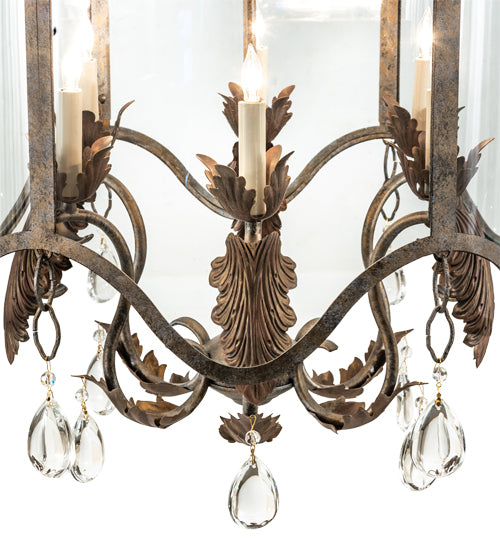 27" Wide Lourdes 6 Light Pendant