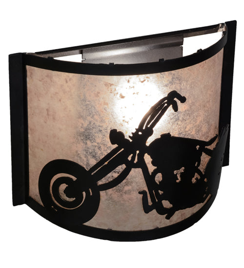 12"W Motorcycle Wall Sconce