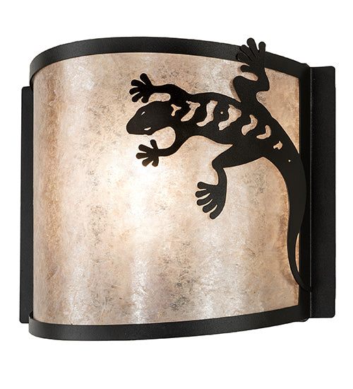 12" Wide Gecko Wall Sconce