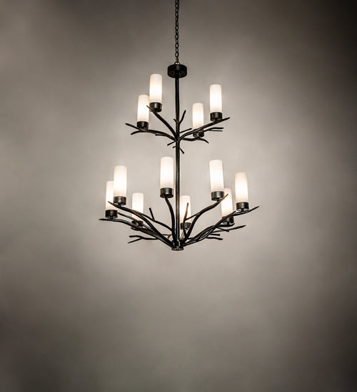 42" Wide Winter Solstice 12 Light Chandelier