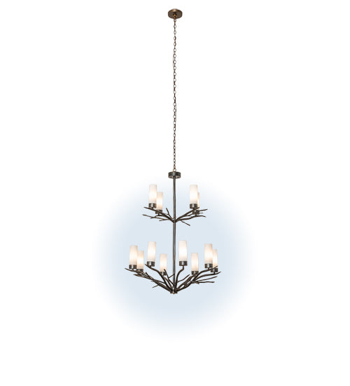 42" Wide Winter Solstice 12 Light Chandelier