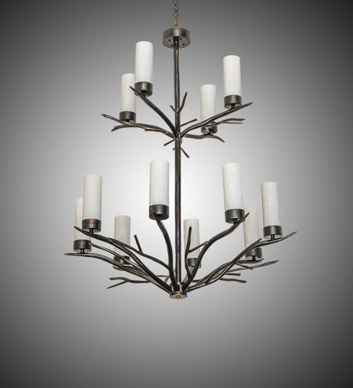 42" Wide Winter Solstice 12 Light Chandelier