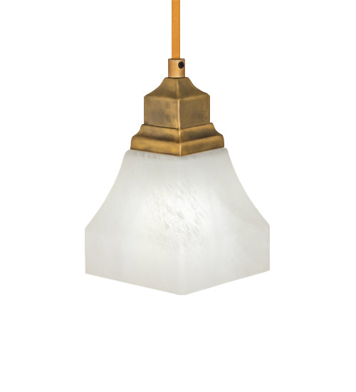 60" Wide Castiliolite Bungalow Alabaster 3 Light Pendant