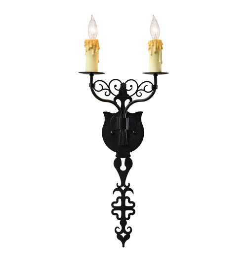 11" Wide Merano 2 Light Wall Sconce