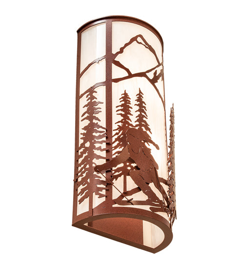 8" Wide Alpine Wall Sconce