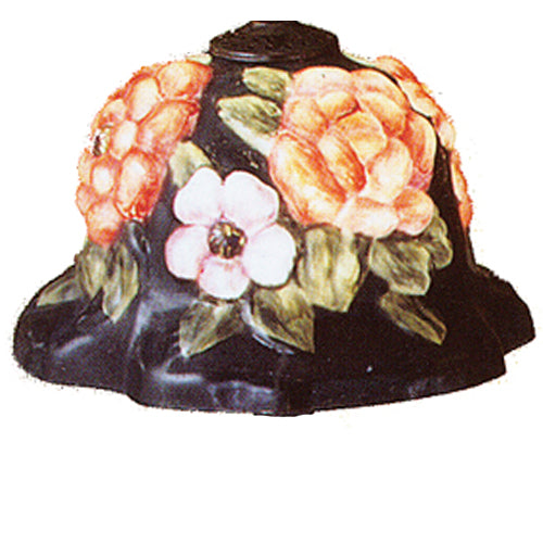 10" Wide Puffy Bonnet Floral Shade